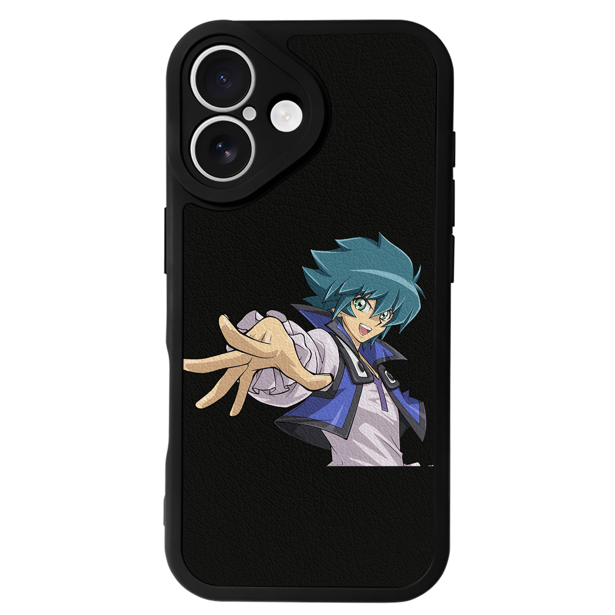 （画像用） 遊☆戯☆王 Yu-Gi-Oh! 【iPhone 16シリーズ対応】シリコンスマホケース（レザー調） 材質：シリコン